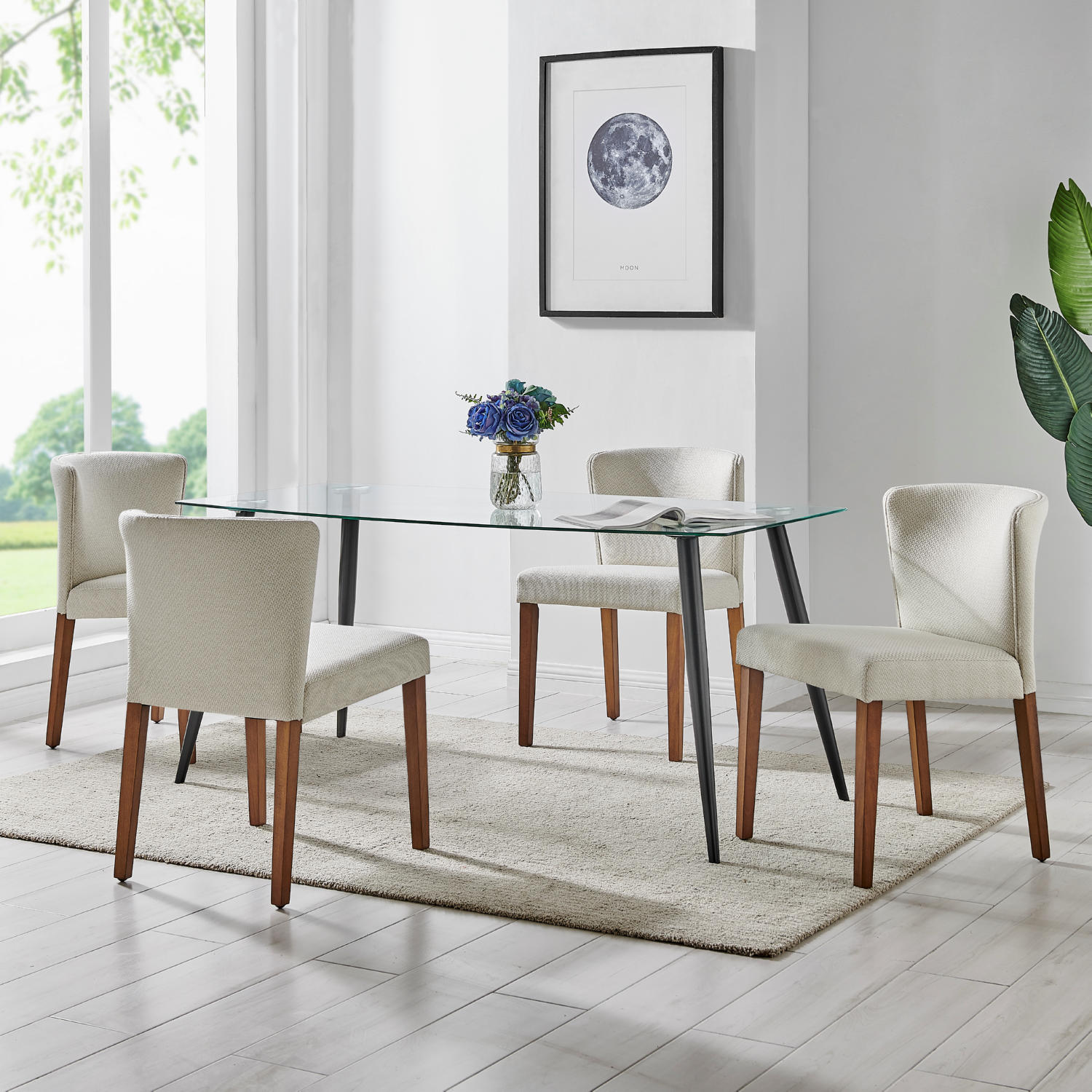 New Pacific Direct Albie Dining Side Chair - Thumbnail 2