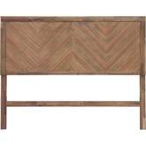 Piero Chevron Queen Headboard in Mango Veneer