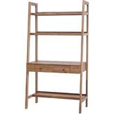 Henley Wall Desk in Newton Brown Wood