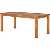 Tiburon 71" Dining Table in Amber Solid Acacia Wood