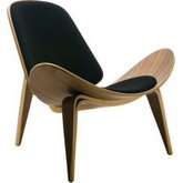 Artemis Lounge Chair in Black