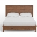Nova Queen Platform Bed in Honey Maple Finish Wood
