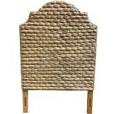 Greta Twin Headboard in Woven Water Hyacinth