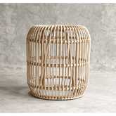 Ivy End Table in Rattan