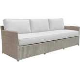 Malio Sofa in White Fabric
