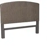 Driftwood King Headboard in Driftwood Gray Abaca Weave