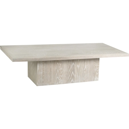 Boca Coffee Cocktail Table in Wire Brushed Sand Oak
