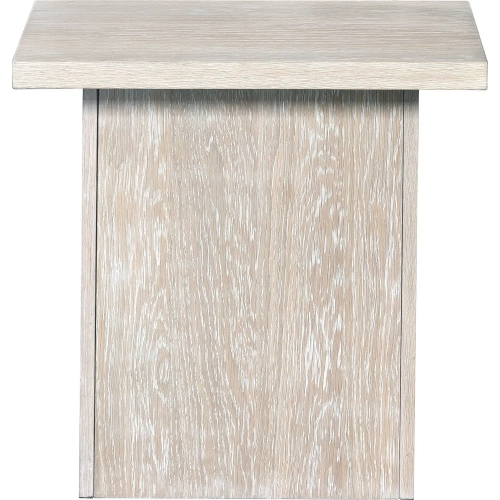 Boca End Table in Wire Brushed Sand Oak