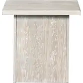 Boca End Table in Wire Brushed Sand Oak