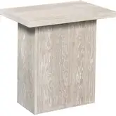 Boca Side End Table in Wire Brushed Sand Oak