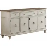 Sonoma Sideboard in Brushed Grey & Weathered White