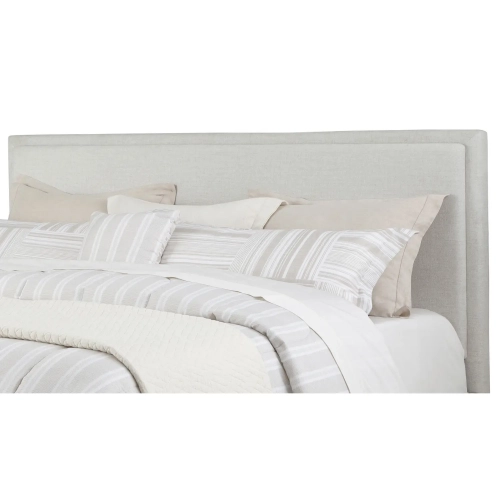 Abaco Queen Headboard in Platinum Gray Performance Fabric