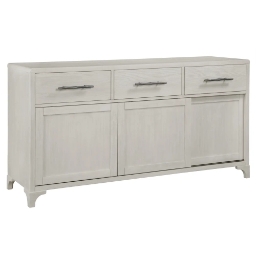 Abaco Credenza Sideboard in Wire Brushed White Oak
