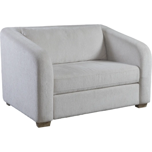 Melia Sleeper Accent Chair and Half in Parchment Performance Fabric