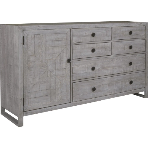 Studio 20 Dresser in Gray & White Glaze Reclaimed Wood