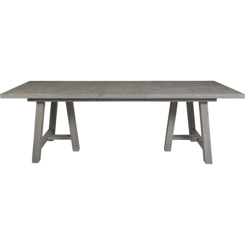 Studio 20 78" Extension Dining Table in Gray & White Glaze Reclaimed Wood