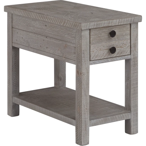 Studio 20 Side End Table in Gray & Glaze Reclaimed Wood