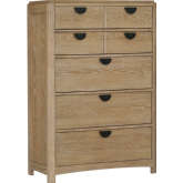 Escape 5 Drawer Chest in Glazed Natural Oak