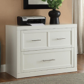 Catalina 40" Lateral File Cabinet in Cottage White Wood