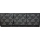 Cortina 90" Console Table in Black Tea Finish