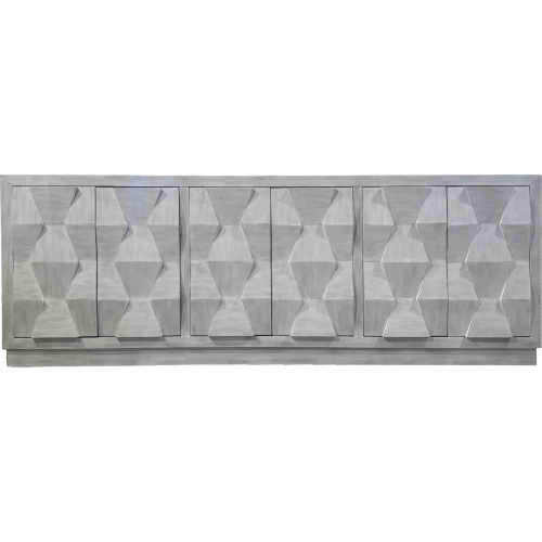 Cortina 90" Console Table in White Wash Finish