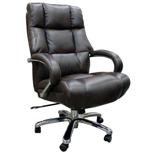 DC300 Heavy Duty Desk Office Chair in Cafe Brown Fabric