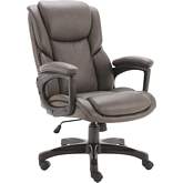 DC316 Office Chair in Grand Slam Mocha Brown Leatherette