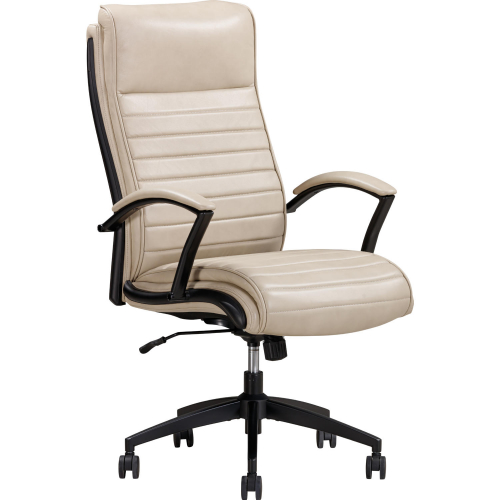 DC370 Office Chair in Antique Linen Beige Top Grain Leather