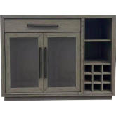Pure Modern Server in Moonstone Grey Wood
