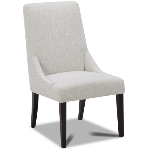Sierra Dining Chair in Mirage Mist Neutral Fabric & Wood (Set of 2)