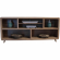 Escape 72" Console Table Bookcase in Glazed Natural Oak