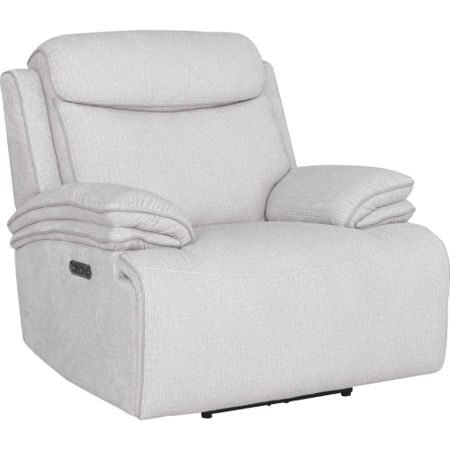 Alpine Power Zero Gravity Recliner in Airy Snow White Fabric