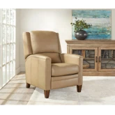 Connor Cordless Power High Leg Recliner with Power by FreeMotion in Latte Brown Top Grain Leather