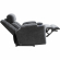 Dalton Power Reclining Sofa & Two Recliners Set in Charcoal Gray Fabric