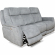 Linus Power Zero Gravity Sofa in Hudson Grey Fabric
