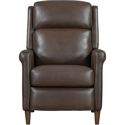 Northfield Manual Recliner in Walnut Whirl Brown Top Grain Leather