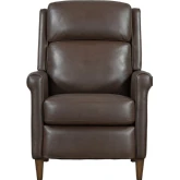 Northfield Manual Recliner in Walnut Whirl Brown Top Grain Leather