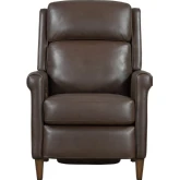 Northfield Cordless Power High Leg Recliner Power by FreeMotion in Walnut Brown Leather