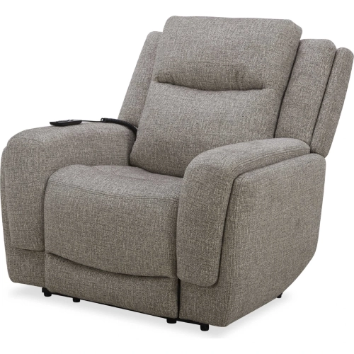 Penfield Power Zero Gravity Recliner with Heat & Massage in Frappe Brown Fabric