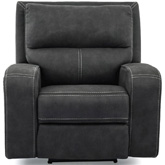 Polaris Power Recliner in Slate Grey Fabric