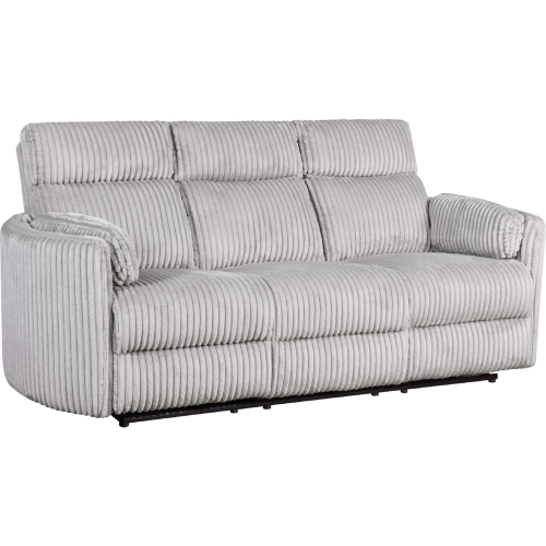 Radius Power Reclining Sofa in Mega Grey Fabric