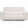Radius Power Reclining Sofa in Mega Ivory Off White Fabric