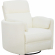 Radius Power Swivel Glider Recliner in Revel Oyster White Fabric (Set of 2)