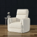 Radius Power Swivel Glider Recliner in Revel Oyster White Fabric (Set of 2)