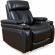 Royce Power Reclining Sofa & Two Recliners Set in Black Leatherette