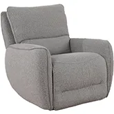 Stellar Zero Gravity Power Recliner in Bloke Smoke Fabric