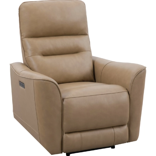 Taylor Power Zero Gravity Recliner in Brazilian Cappuccino Top Grain Leather