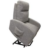 Thriller Power Lift Recliner in Grey Fabric