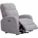 Tuscany Power Reclining Sofa and 2 Recliners in Whiskers Nature Grey Fabric