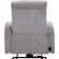 Tuscany Power Reclining Sofa and 2 Recliners in Whiskers Nature Grey Fabric